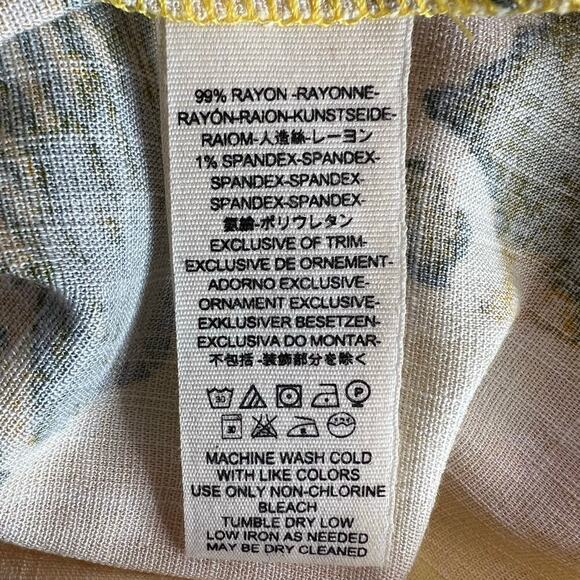 FREE PEOPLE Nellie Maxi Dress Abstract Strappy Back Romantic Beachy Size Small - Picture 16 of 16